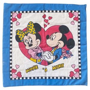Vintage Disney Minnie & Mickey Mouse Bandana